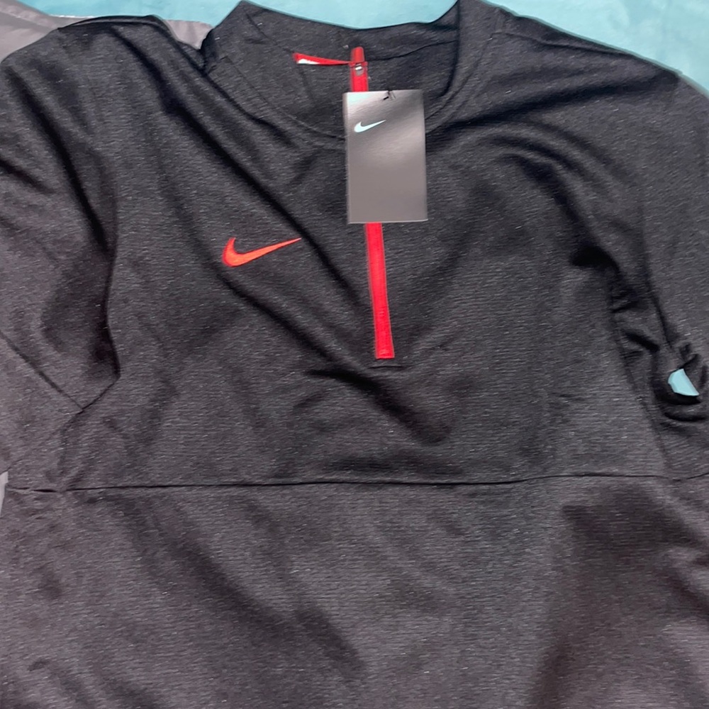 Nike track half zip jacket